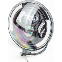 Фара кругла передня частина з обідком універсальна LED, D-176мм, МОТО TUNING Китай