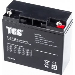 Аккумулятор 12V20Ah SL12-20 кислотный (L181*W77*H167мм) для ИБП, игрушек и др. TCS