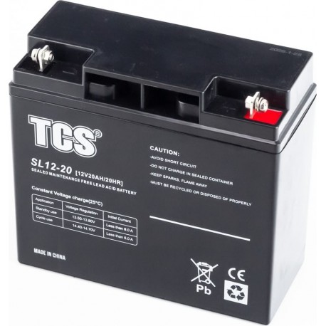 Акумулятор 12V20Ah SL12-20 кислотний (L181*W77*H167мм) для ДБЖ, іграшок та ін. TCS
