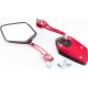Зеркала к-кт "метал" SPORT, красные М8/10 (SH-2209) Китай