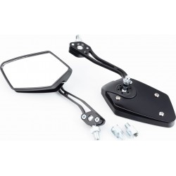 Зеркала к-кт "метал" SPORT, чёрные М8/10 (SH-2209) Китай