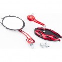 Дзеркала к-кт "пластик" SPORT, червоні М8/10 (SH-2202) Китай