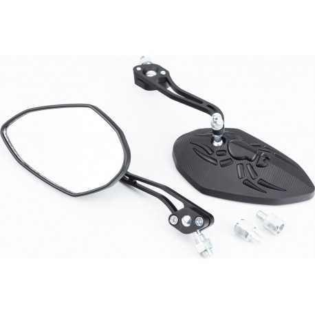 Зеркала к-кт "пластик" SPORT, чёрные М8/10 (SH-2227) Китай