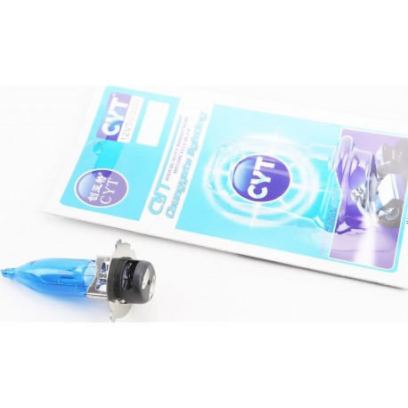 Лампа фары P15D-25-3 12V 35/35W, синяя CYT