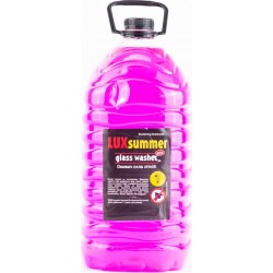 Жидкость для стеклоомывателя LUX SUMMER розовый, 4,5L Украина