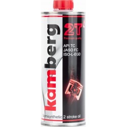 Масло 2T полусинтетическое для садовой техники, 500ml (железная банка) KAMBERG