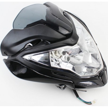 PULSAR NS-200 Пластик-обтічник фари+фара, вітровик, к-кт Китай