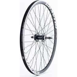 Колесо 26" заднее Disk-brake, обод "капля" и втулка 14Gx36H  пром-подшипники  под вольнобег "GRAVITY" Китай