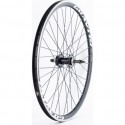 Колесо 26" заднє Disk-brake, обід "крапля" та втулка 14Gx36H алюмінієві, пром-підшипники  під вільнобіг гайка, "GRAVITY" Китай