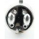 Лампа фары BA20D 12V 35/35W "super", синяя "свеча" тип 5 CYT