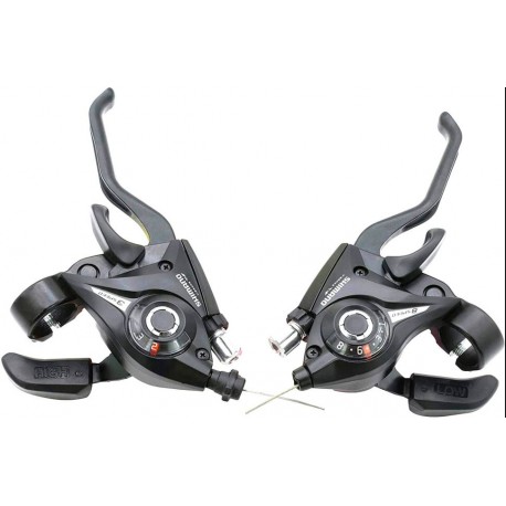 Моноблоки Shimano ST-EF51 (3x8) Altus Количество передач 3 х 8 Цвет серый