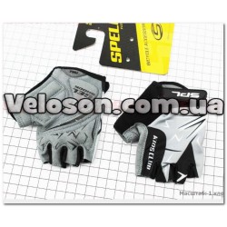 Перчатки детские без пальцев (3-4года)-черно-серо-белые, с мягкими вставками под ладонь SKG-1553 SPELLI