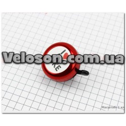 Звонок механический "I love my Bike", красный Китай