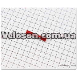 Защита рамы от рубашек тросов 42мм, силиконовая, красная Китай